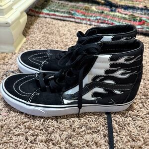 men’s flare vans high top shoe good condition, i will negotiate price